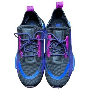 Adidas NMD Flow Shoes Womens Size 6.5 Purple Black Running Sneakers GZ9287